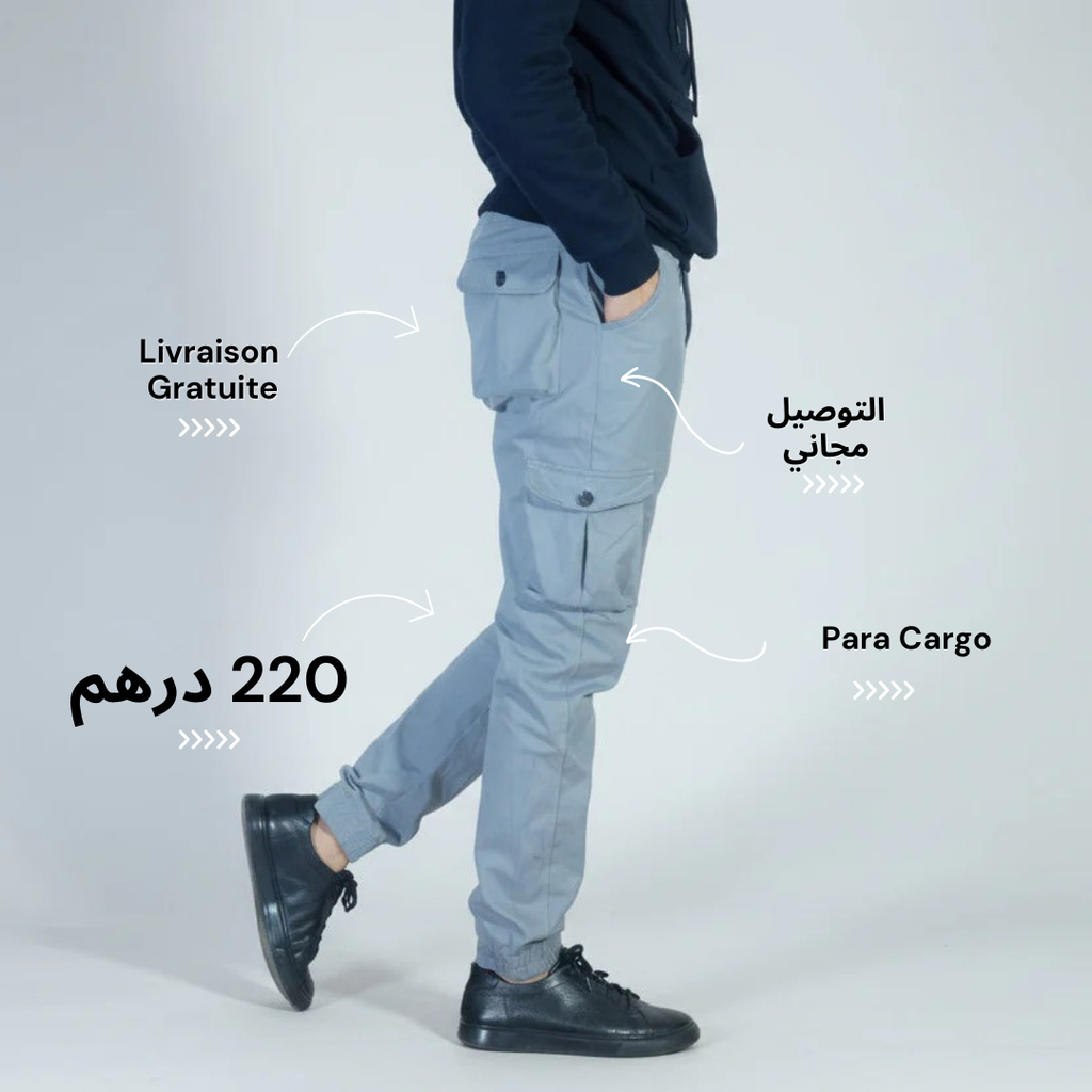 Pantalon Cargo Para Gris
