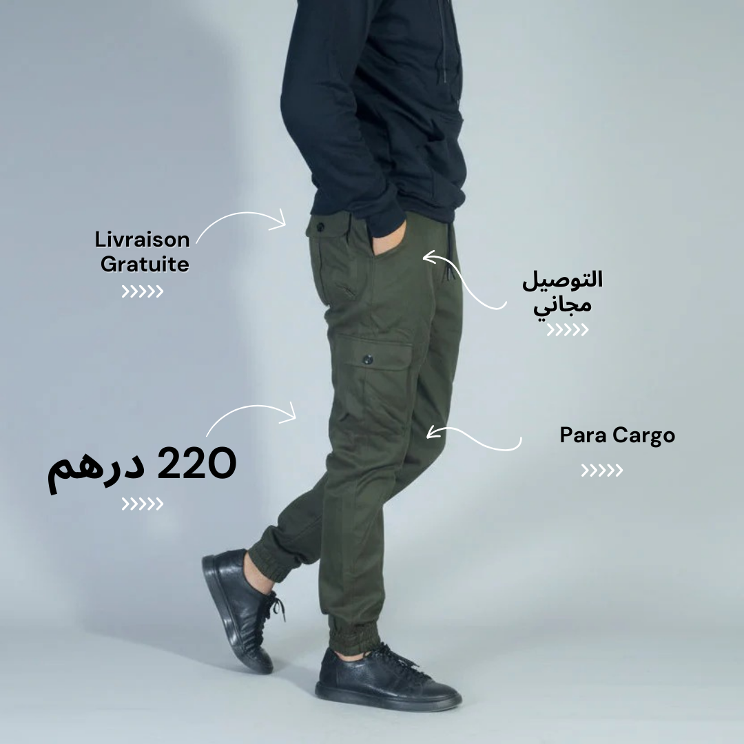 Pantalon Cargo Para Kaki