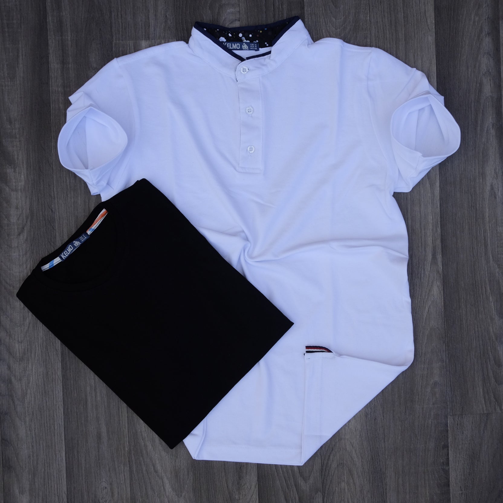 Pack Polo Blanc et T-shirt Noir