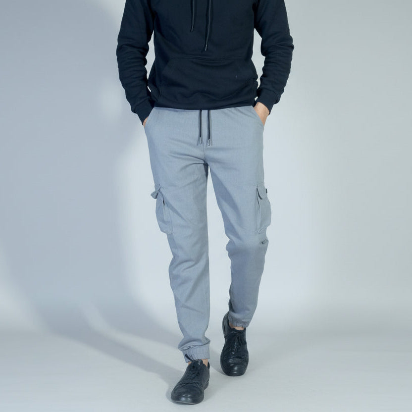 Pantalon Cargo Para Gris