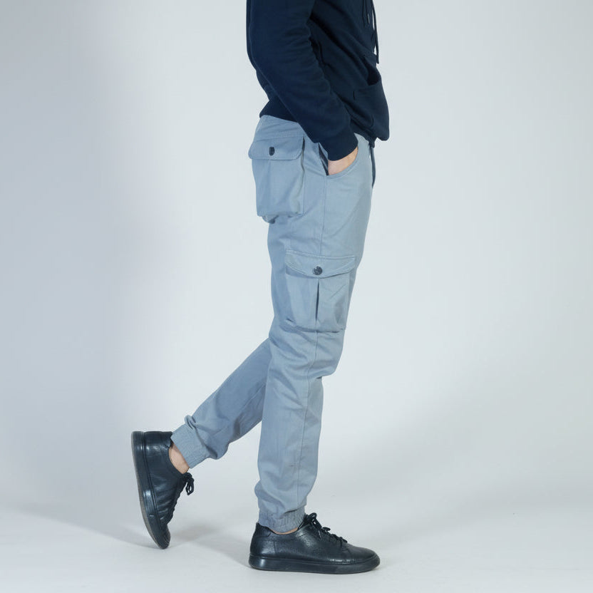 Pantalon Cargo Para Gris