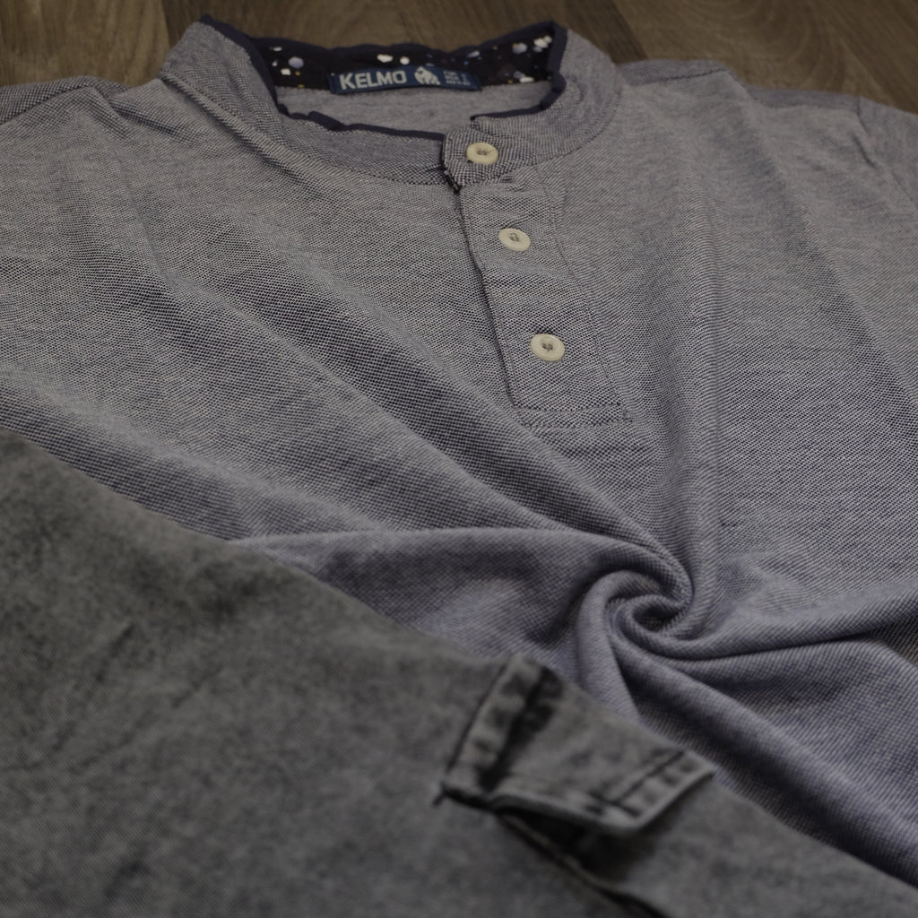 Ensemble Polo Gris Clair et Jean Gris Délavé