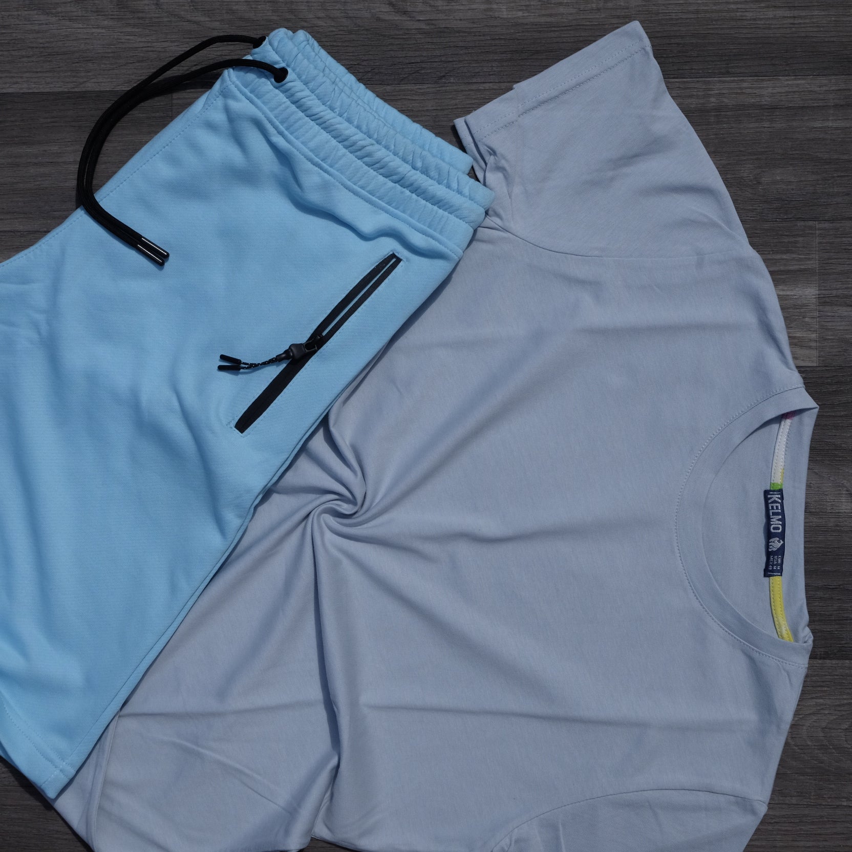 Ensemble T-Shirt Ciel et Short Bleu Ciel