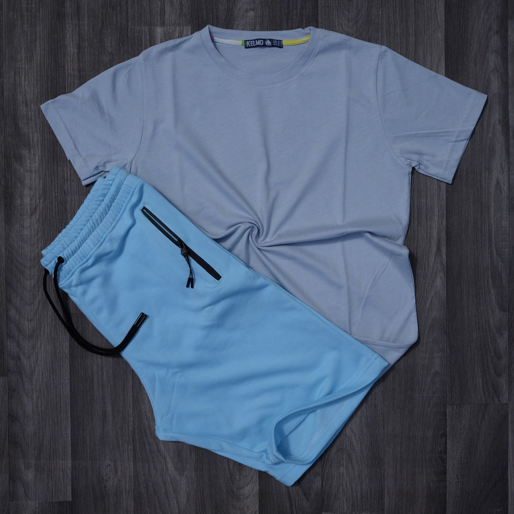 Ensemble T-Shirt Ciel et Short Bleu Ciel