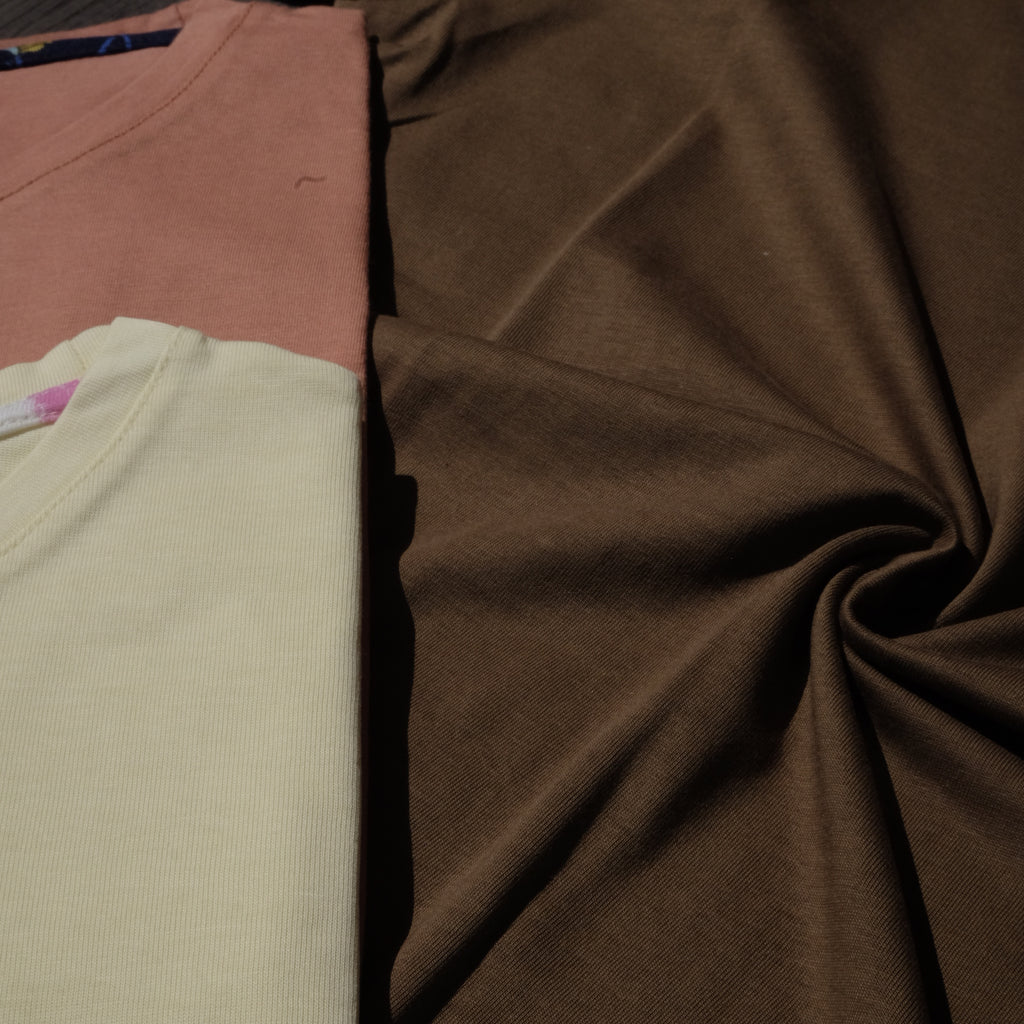 Pack 3 T-Shirts Orange Vif, Marron et Jaune